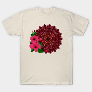 Hibiscus mandala T-Shirt